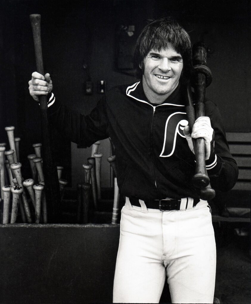 A posed photo of PETE ROSE circa 1979 when he played for the Philadelphia Phillies. Taken at Dodger Stadium in Los Angeles, California