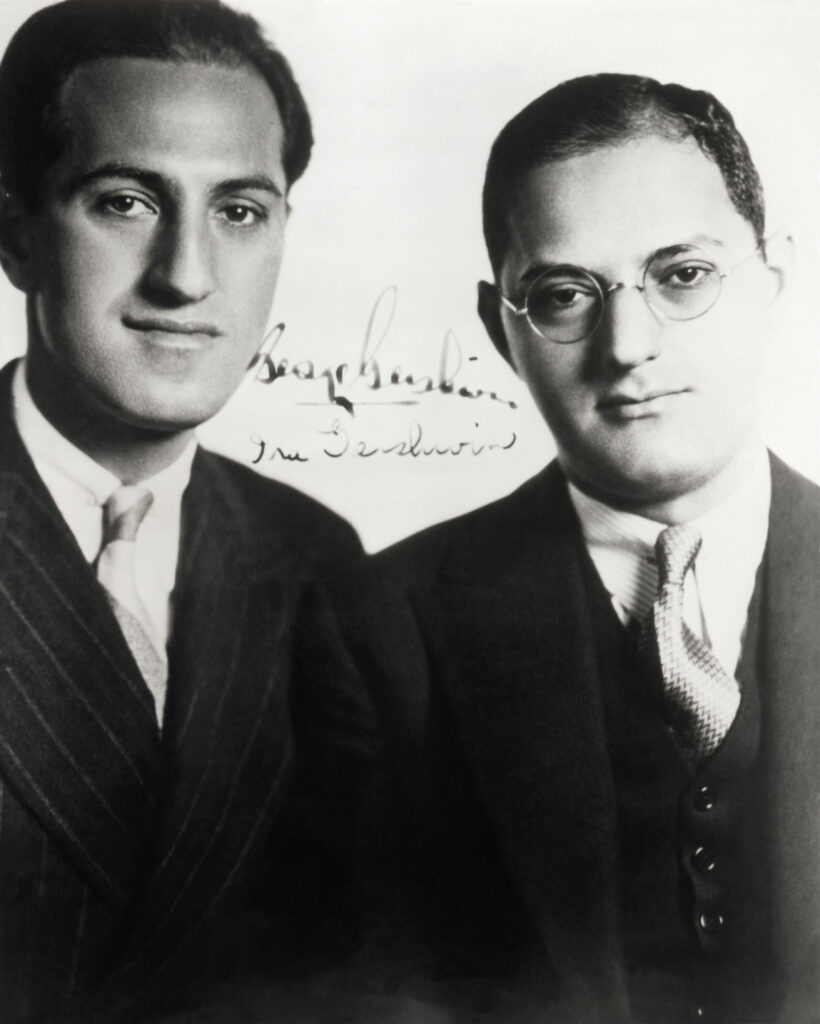 GEORGE and IRA GERSHWIN - US musical composers with George at left