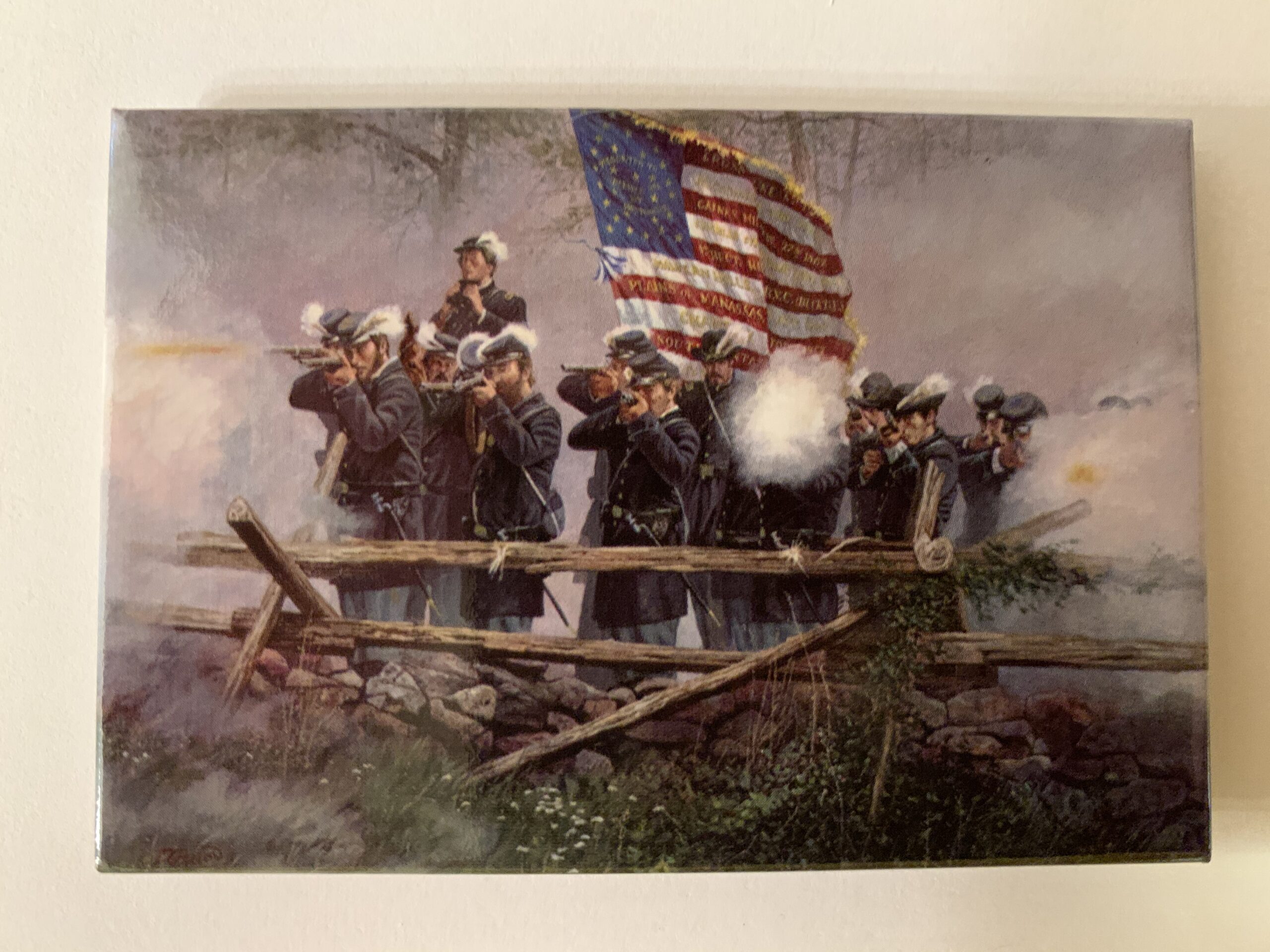 Civil War Battle Scene Magnets – 2″H x 3″W