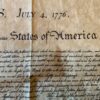 Declaration of Independence - parchment Replica