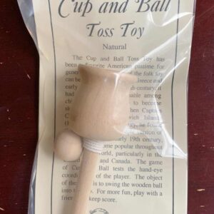 Cup and Ball Toss Toy - Natural