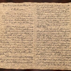 Emancipation Proclamation - Rolled Parchment Replica