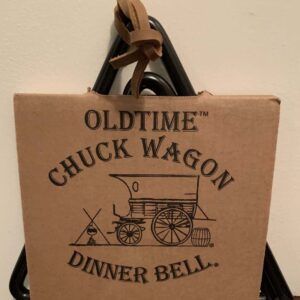 Old Time Chuck Wagon Dinner Bell - 10 inches