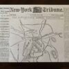 The Battle of Gettysburg Newspaper Replica