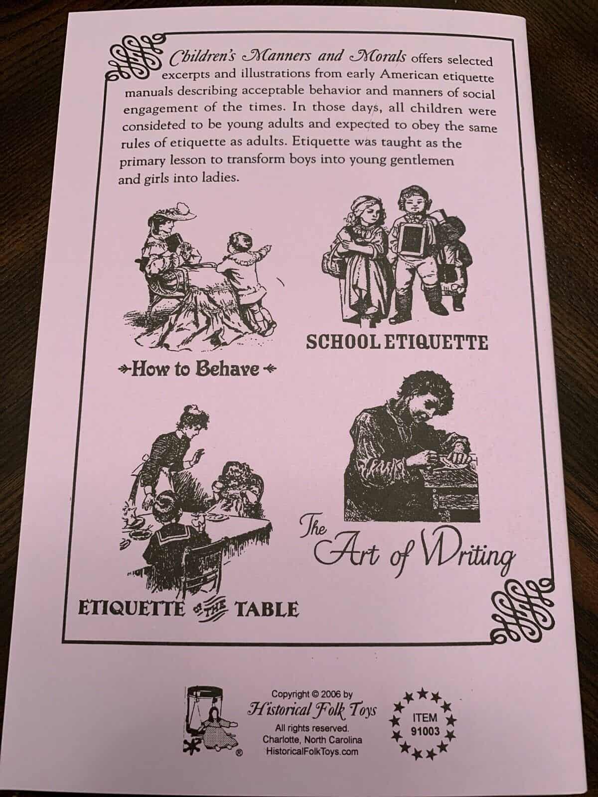 Children’s Manners & Morals - Image 2