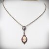 Edwardian Style Cornelian Brown Cameo Necklace