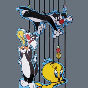 Looney Tunes Metal Wind Chime