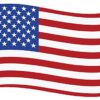 Wavy American Flag Car Magnet - 3.5 X 5.75