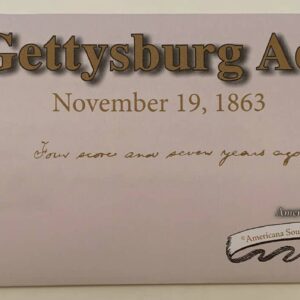 Gettysburg Address non parchment facsimile