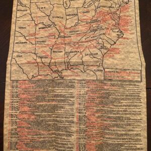 Chronological Map of Civil War Battles