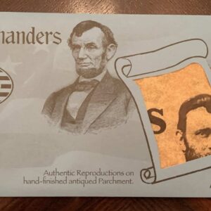 Civil War Commanders - Parchments