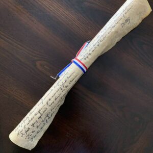 Star Spangled Banner - rolled parchment replica