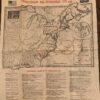 Revolutionary War Battlefield Map 1775-1781 Replica 13.5"x16"