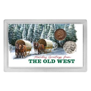 Holiday Greetings From The Old West Coin Set