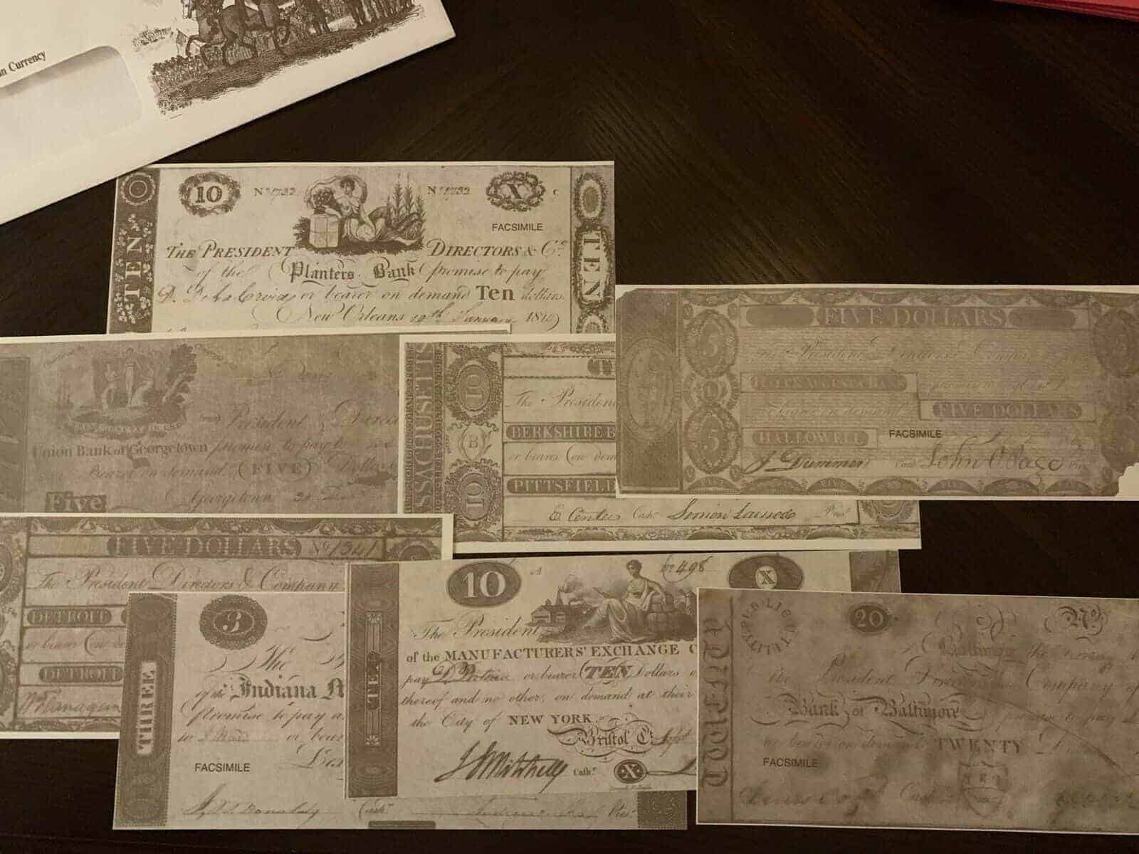 War of 1812 Replica Facsimile Sets