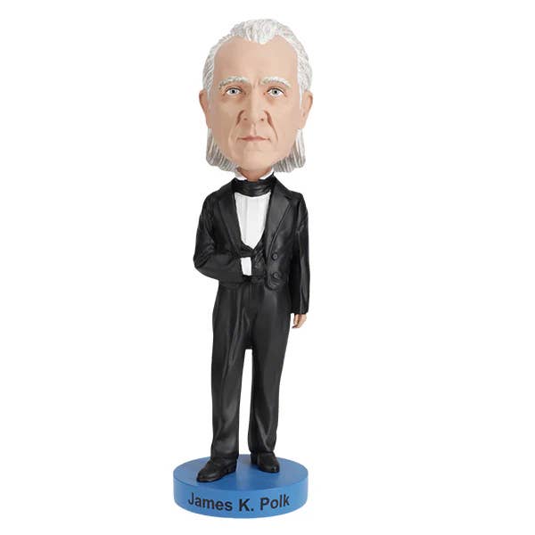 Royal Bobbles James K. Polk Collectible Bobblehead Statue