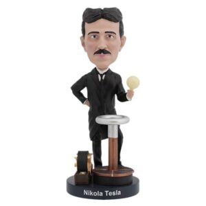 Royal Bobbles Nikola Tesla Collectible Bobblehead