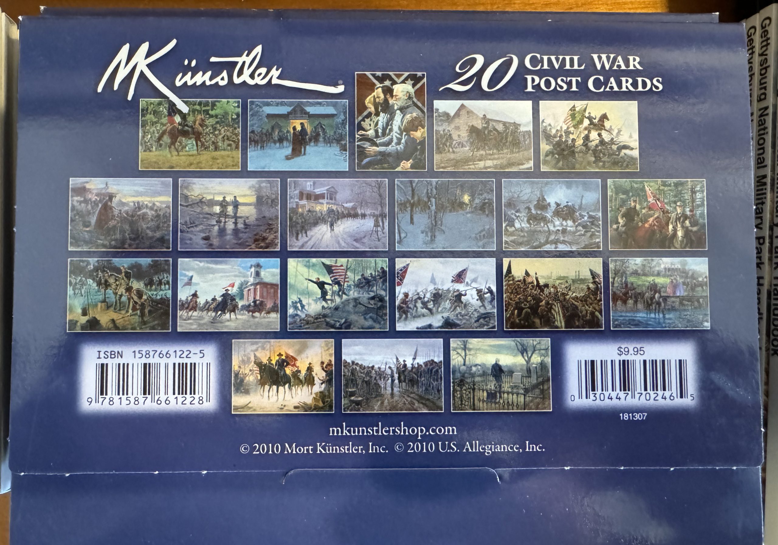 The Civil War - Mort Kunstler - 20 Postcard Pack - Image 2
