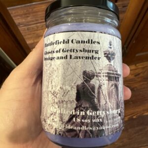 Gettysburg Ghosts Candle