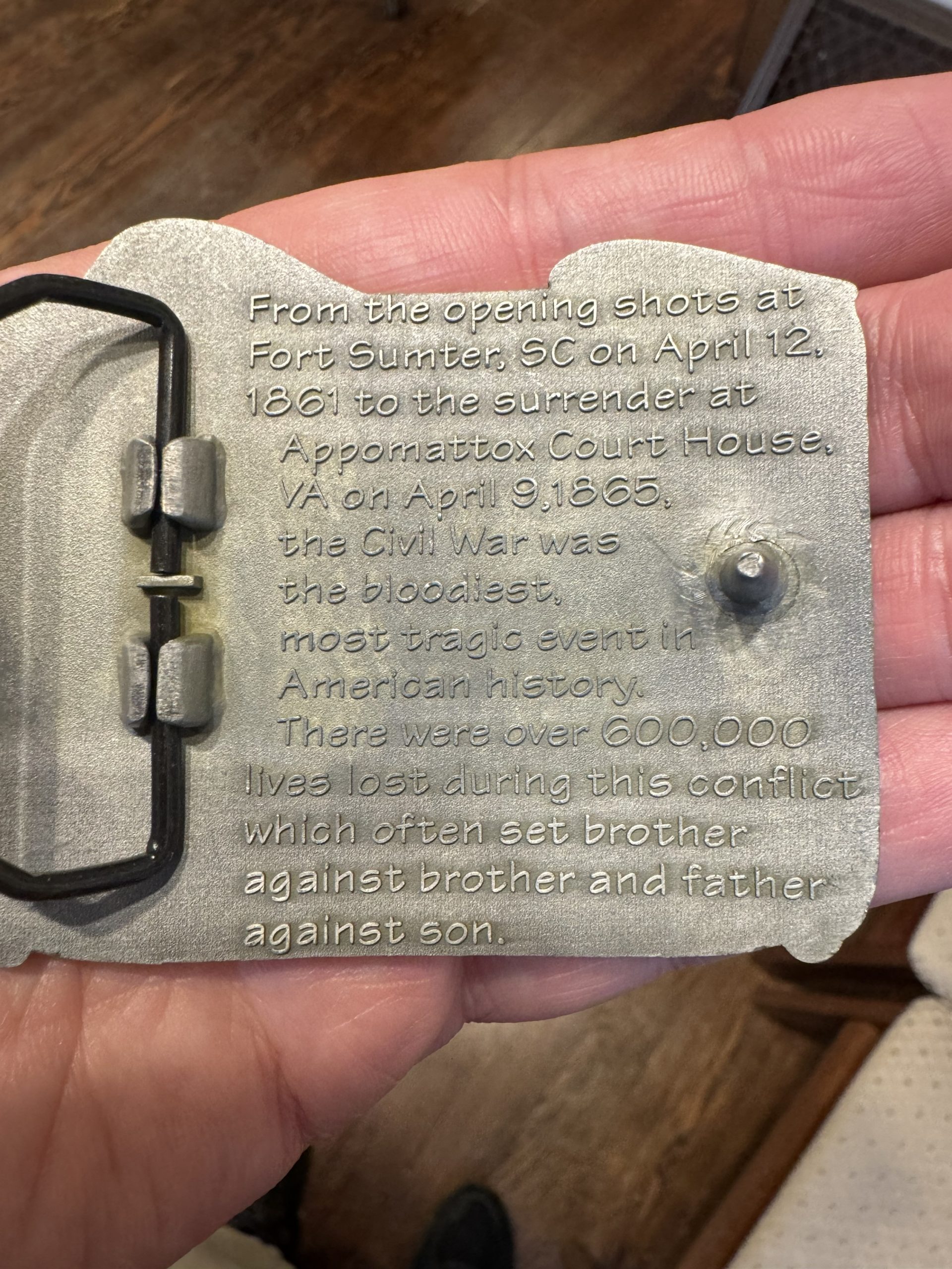 Civil War Belt Buckle - Image 2