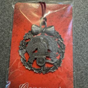Gettysburg Pewter Christmas Ornament