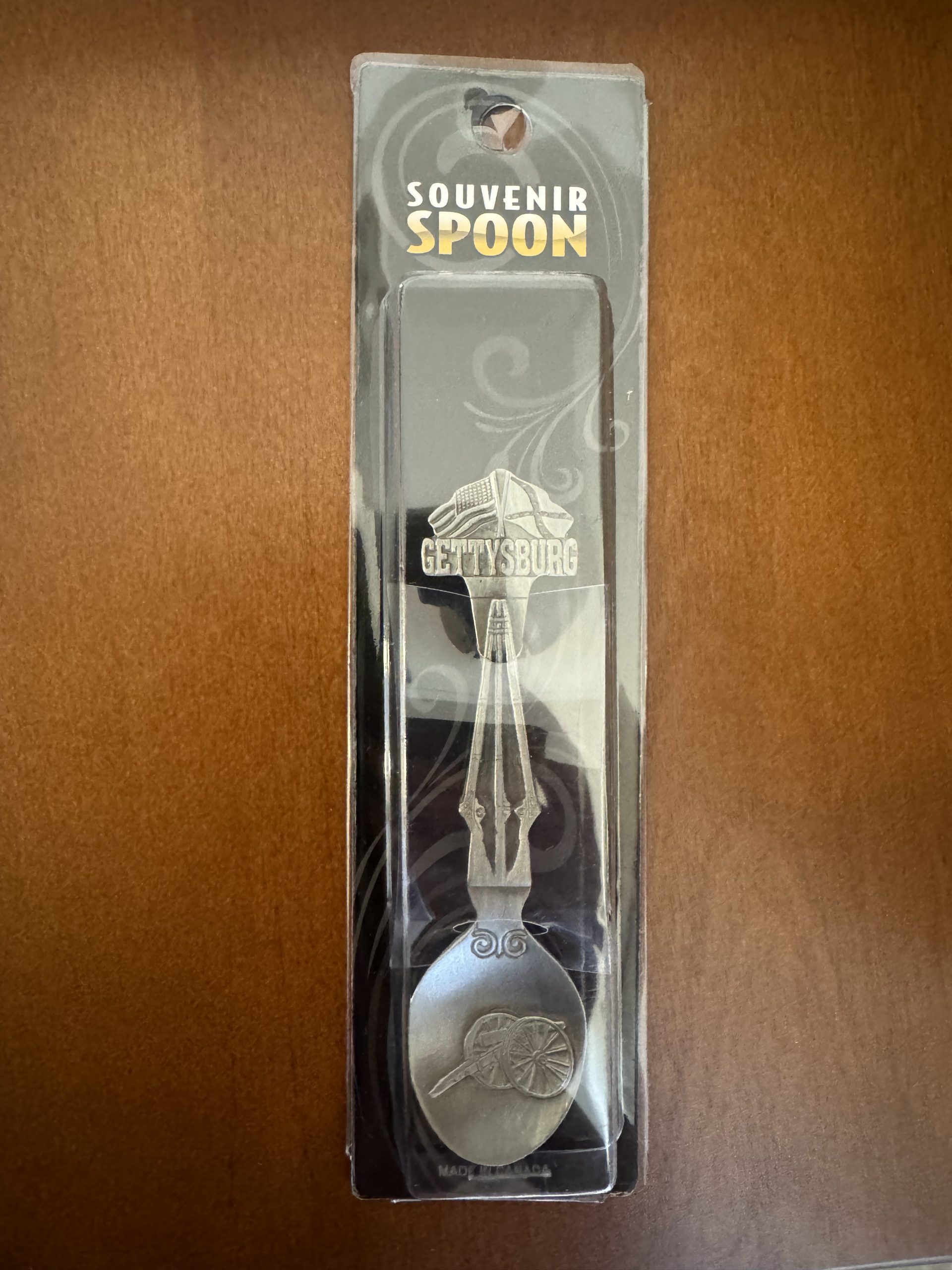 Gettysburg Rifle Stem Souvenir Spoon