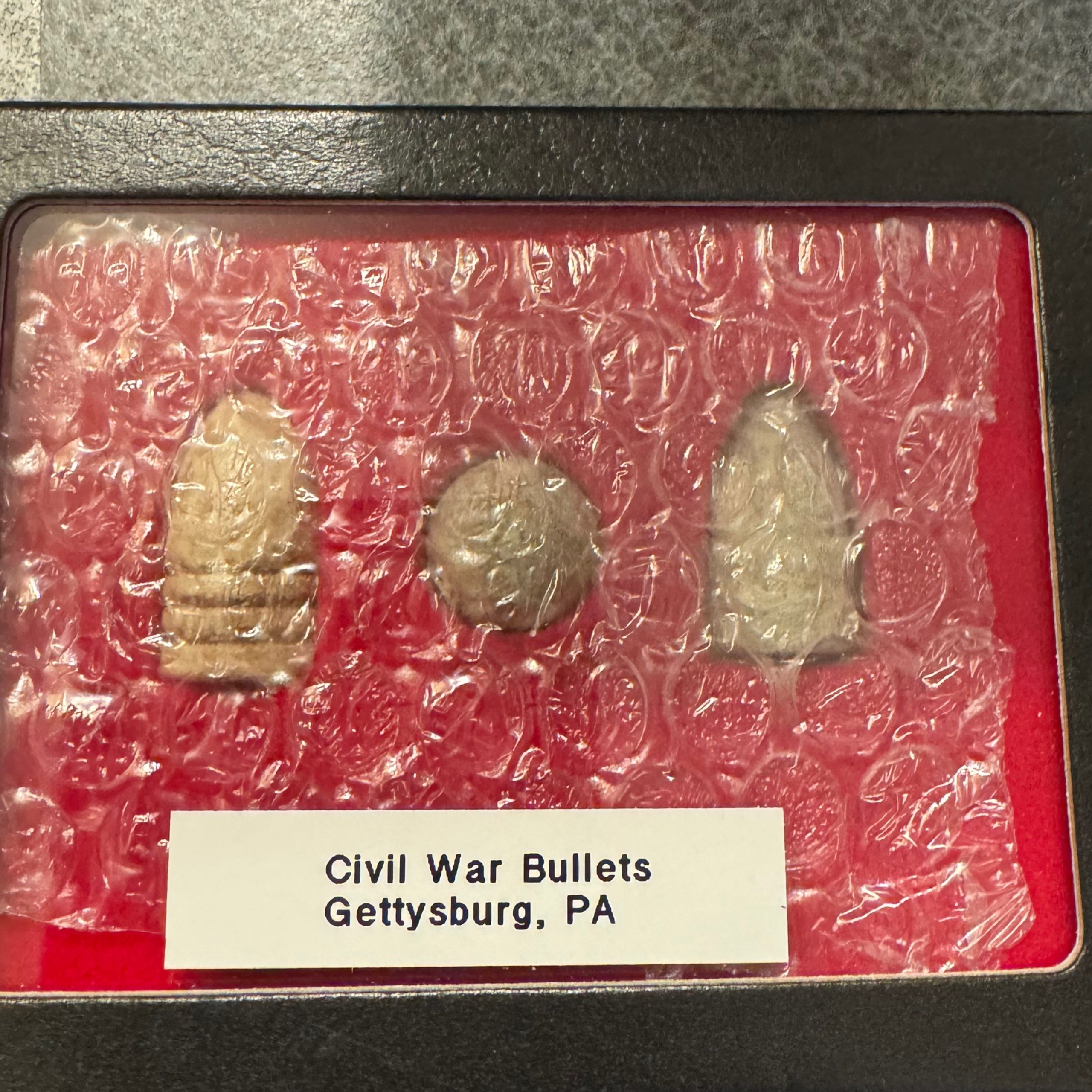 Gettysburg Three Bullet Set