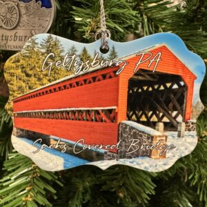 Colorful Sachs Bridge Ornament - Acrylic