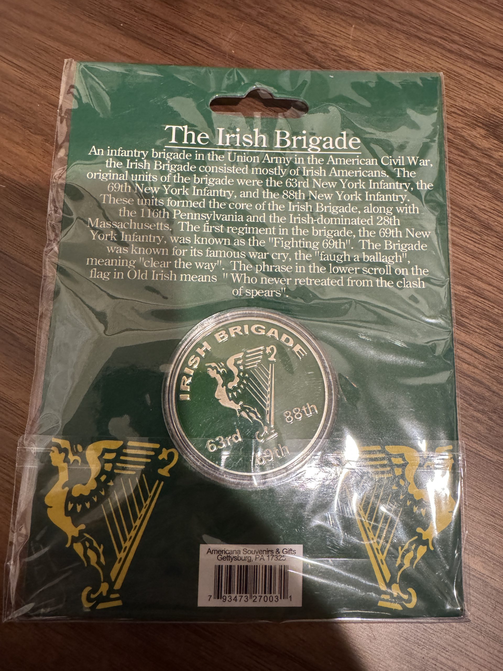 The Irish Brigade Coin - Image 2
