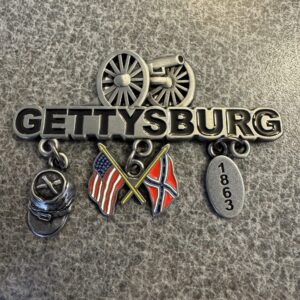 Gettysburg Metal Dangle Magnet