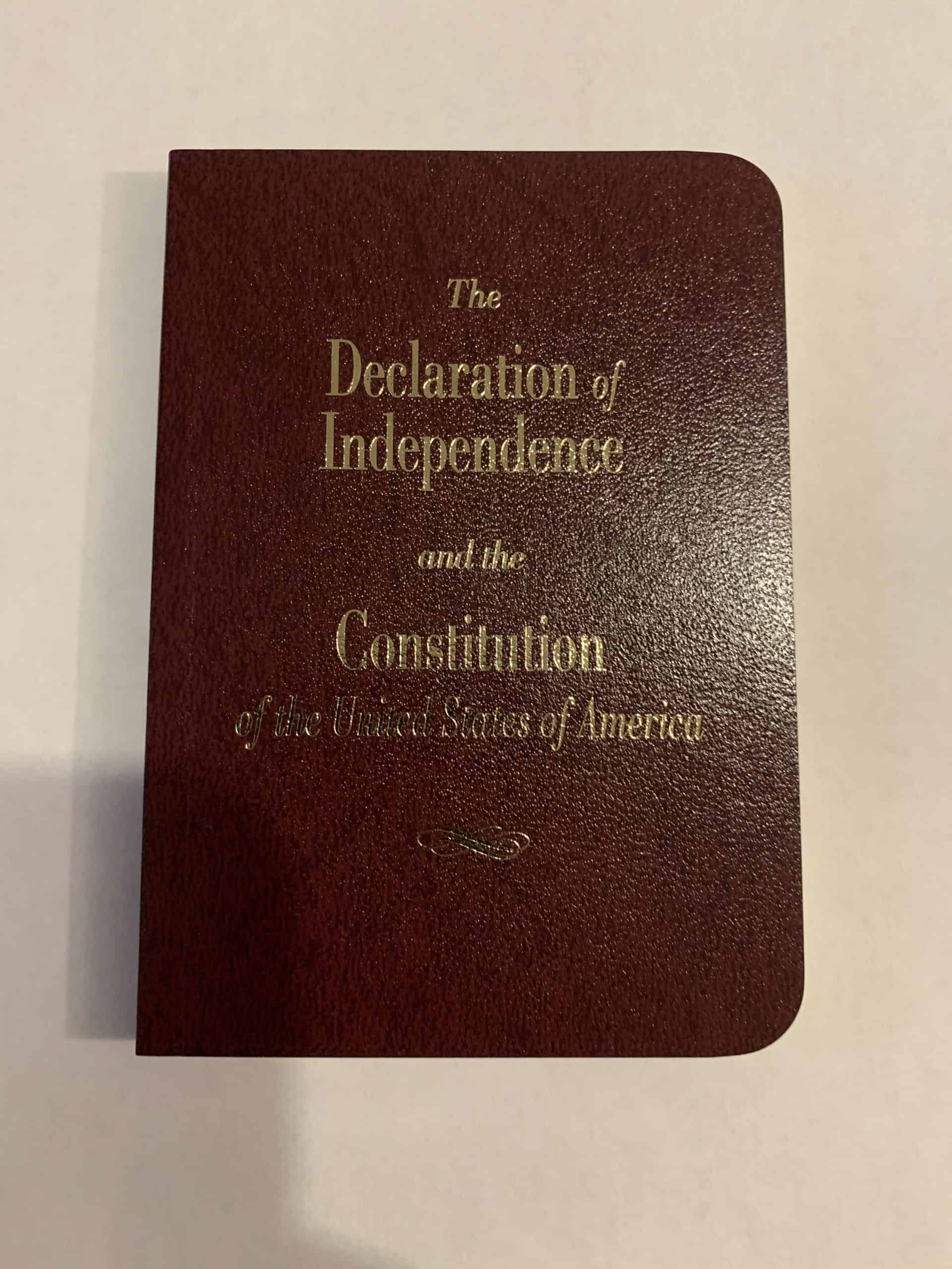 The Declaration of Independence and the Constitution of the United States