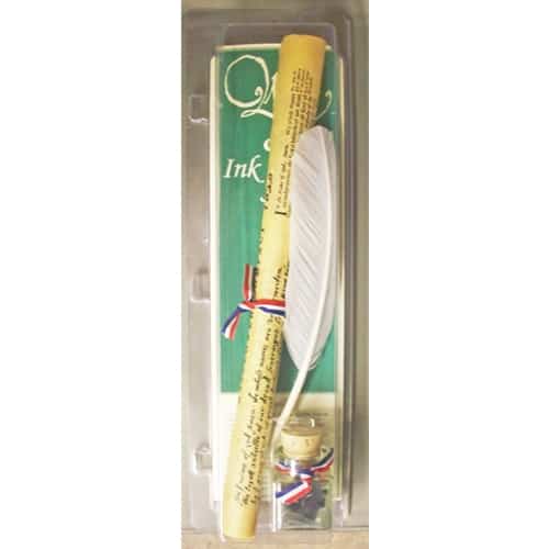 Quill Ink & Bottle Set w. Mayflower Compact - Image 2