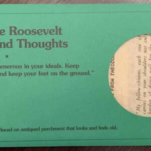 Theodore Roosevelt Portrait and Thoughts