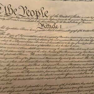 Four Page Parchment (legible) U.S. Constitution Set