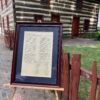 The United States Constitution (replica) in an Elegant Frame