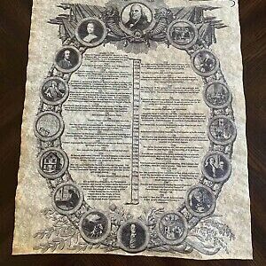 Founding Father Parchment Timelines