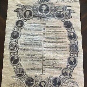 Founding Father Parchment Timelines