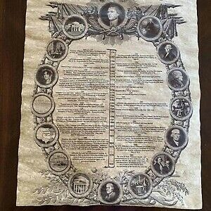 Founding Father Parchment Timelines