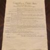 The Bill of Rights - Large Poster Size replica