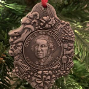 Vintage George Washington Christmas Ornament