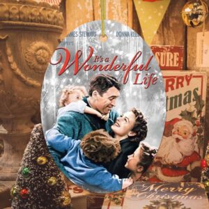 It's A Wonderful Life Oval Christmas Ornament