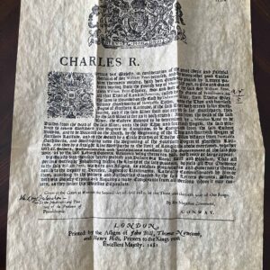 William Penn Deed to Pennsylvania 1681