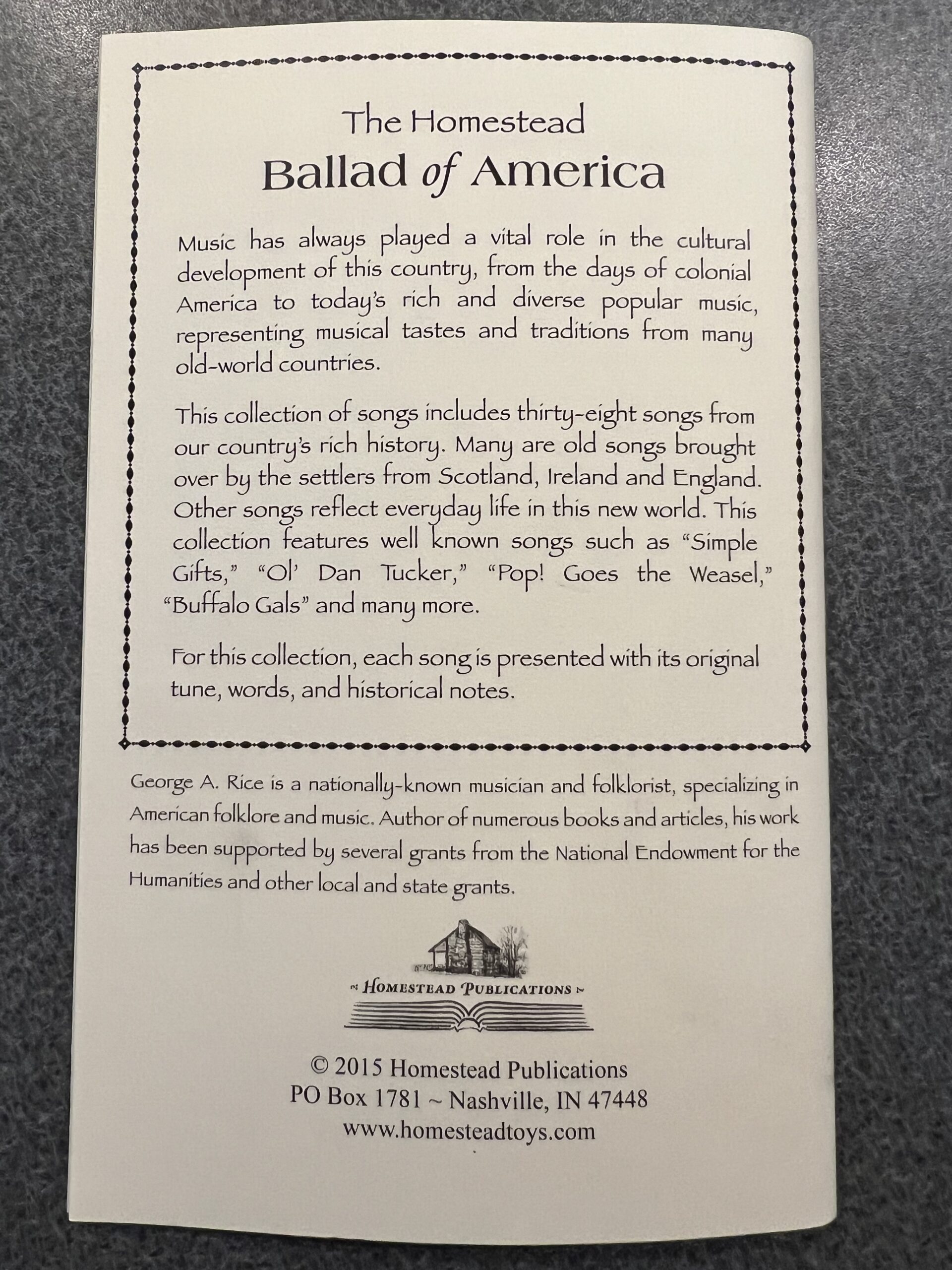 The Homestead Ballad America - Image 2