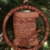 "We The People" U.S. Constitution Laser Engraved Wooden Ornament