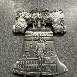 Philadelphia/Liberty Bell Pewter Icon Magnet
