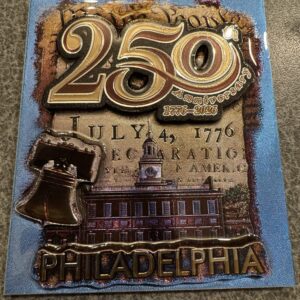 Philadelphia 250th Foil 2D Magnet