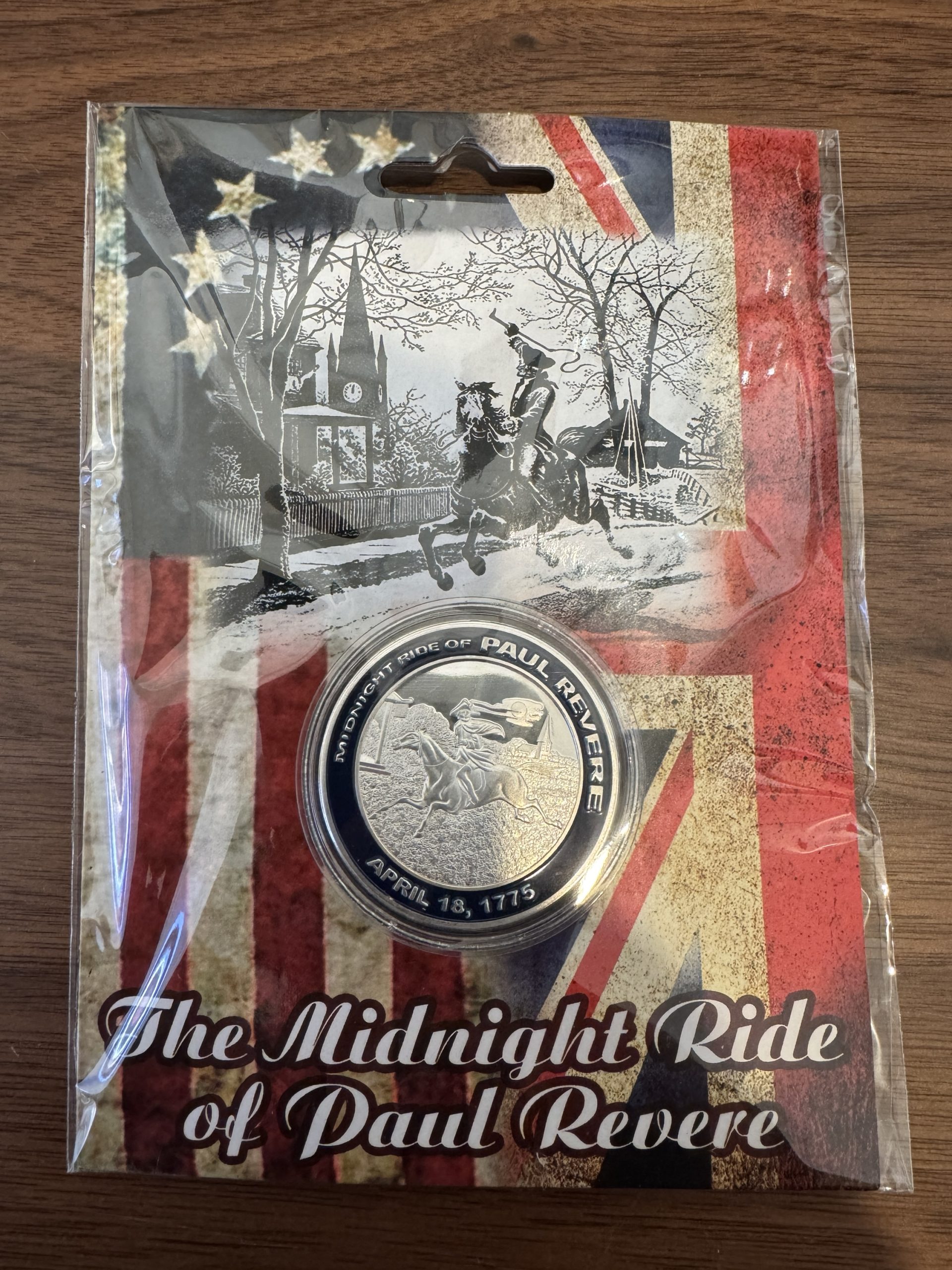 The Midnight Ride of Paul Revere/Boston Tea Party Commemorative Coin