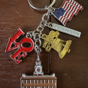 Philadelphia Charm Key Chain