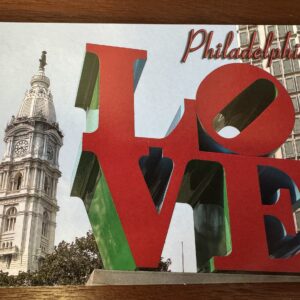 LOVE Philadelphia post card
