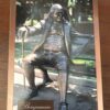 Benjamin Franklin statue postcard